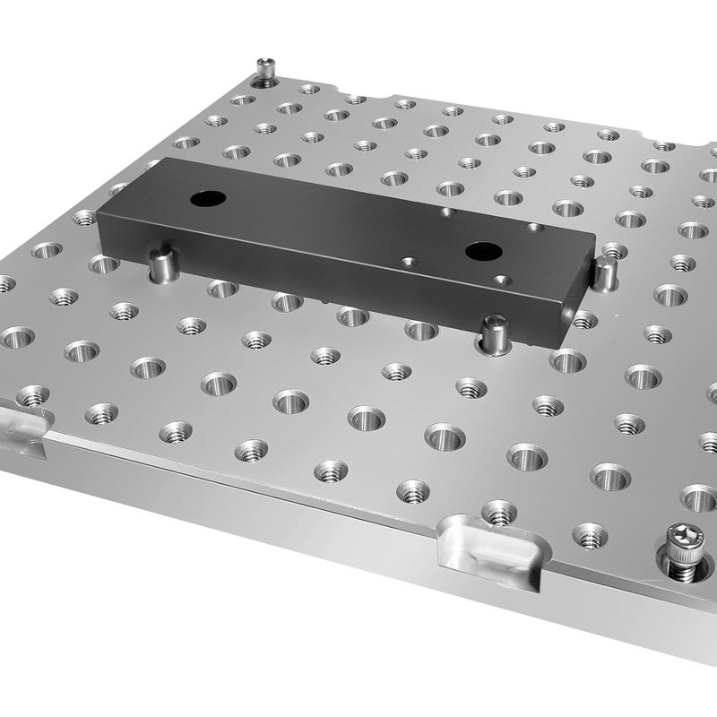 JMSMSH 10"x10"x0.8" Aluminum 6061 Fixture Plate Jig Custom CNC Machining Manufacturing - Image 4